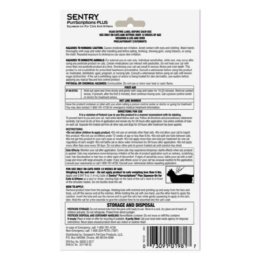Flea and Tick Squeeze-On Y61031