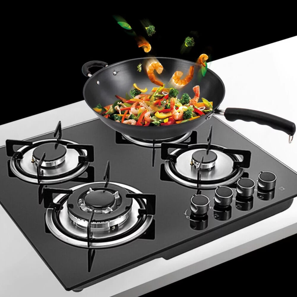 4 Burners Gas Cooktop Tempered Glass T243117