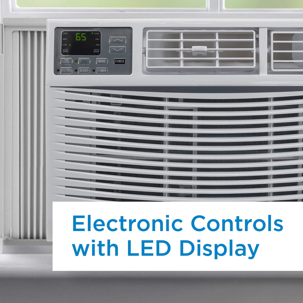 8,000 BTU White Window Air Conditioner S40858