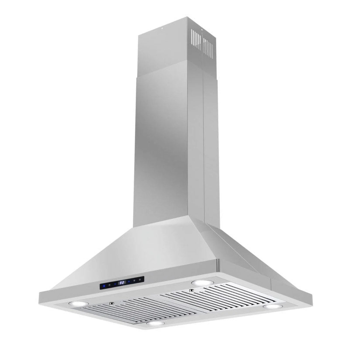 30" 380 CFM Ductless Island Range Hood in Stainless Steel C9807