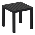 Black Resin Side Table J709