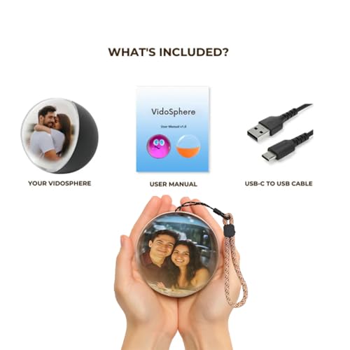 2.7inch Light Up Sphere 3D Crystal Ball with Electronic Display Sound G106296