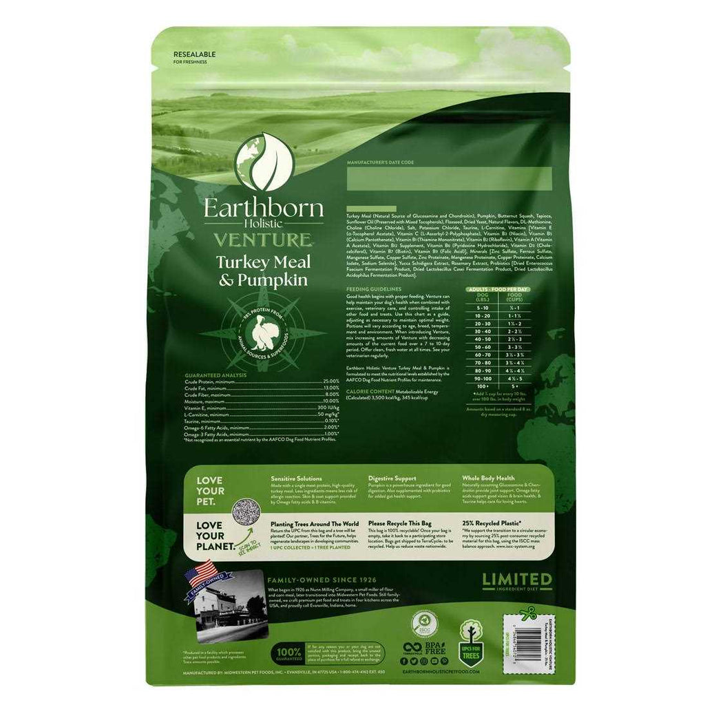 Grain Free Turkey Meal & Pumpkin Dry Dog Food E97139