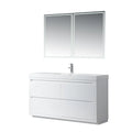 60 in. White Bathroom Vanity with Single Basin Top X62175