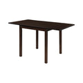 52 Inch Drop Leaf Dining Table Dark Cappuccino Brown Wood N427199