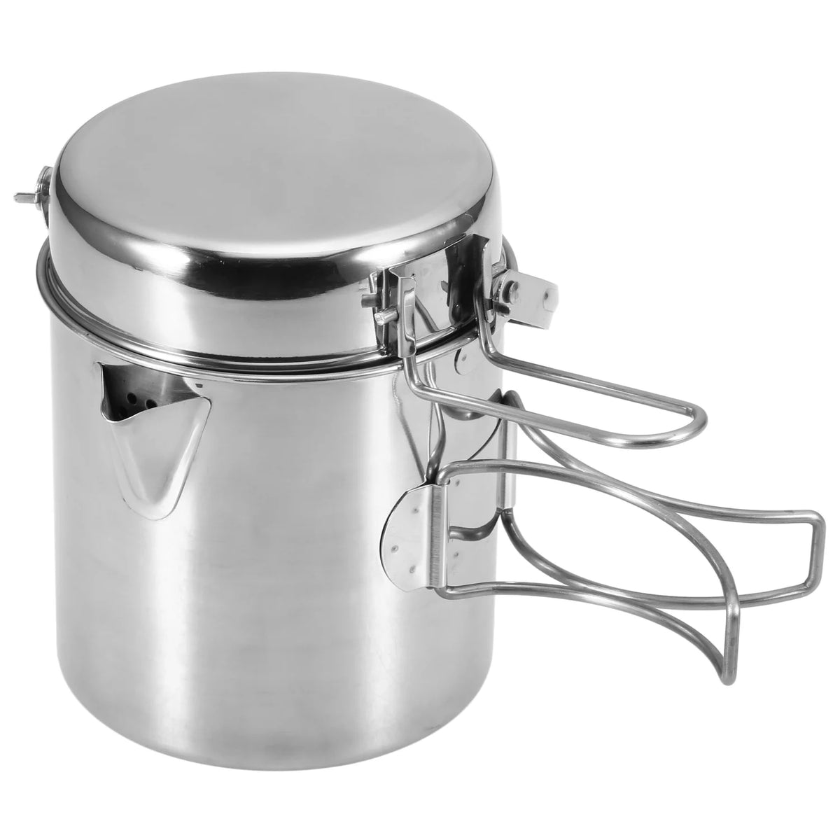 1L Stainless Steel Camping Kettle C4900