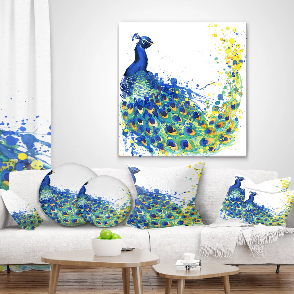 Contemporary Animal Throw Pillow 18x18 H2213
