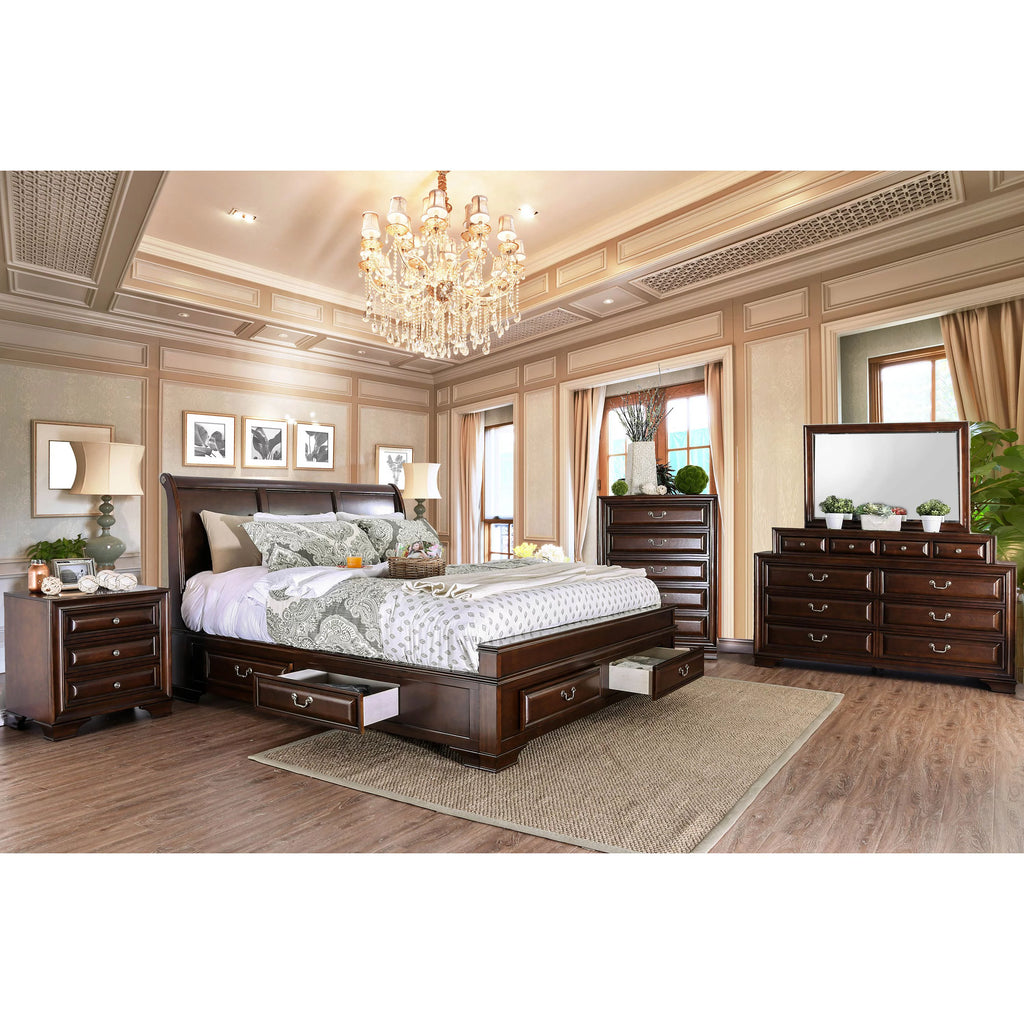 Rustic 3-Drawer Nightstand L474941