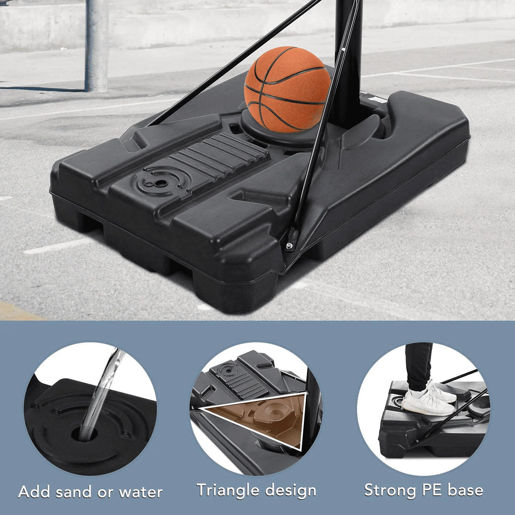 44'' Portable Height Adjustable Basketball Hoop Q6558