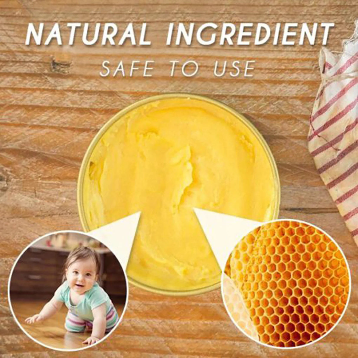 Wood Seasoning Beewax Furniture Care 2pc M289728