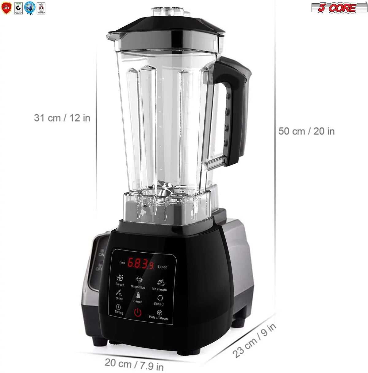 2000 Watt 64 Oz Electric Blender T560