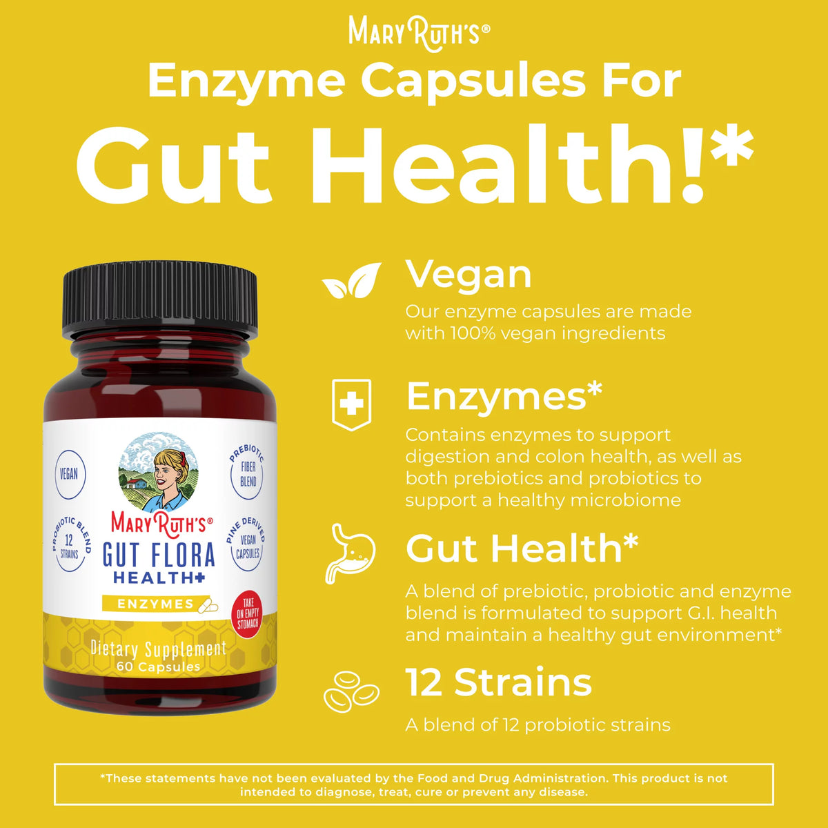 Vegan Non-GMO 60 Count Enzymes H75830