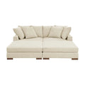 Corduroy Upholstered Sectional M659
