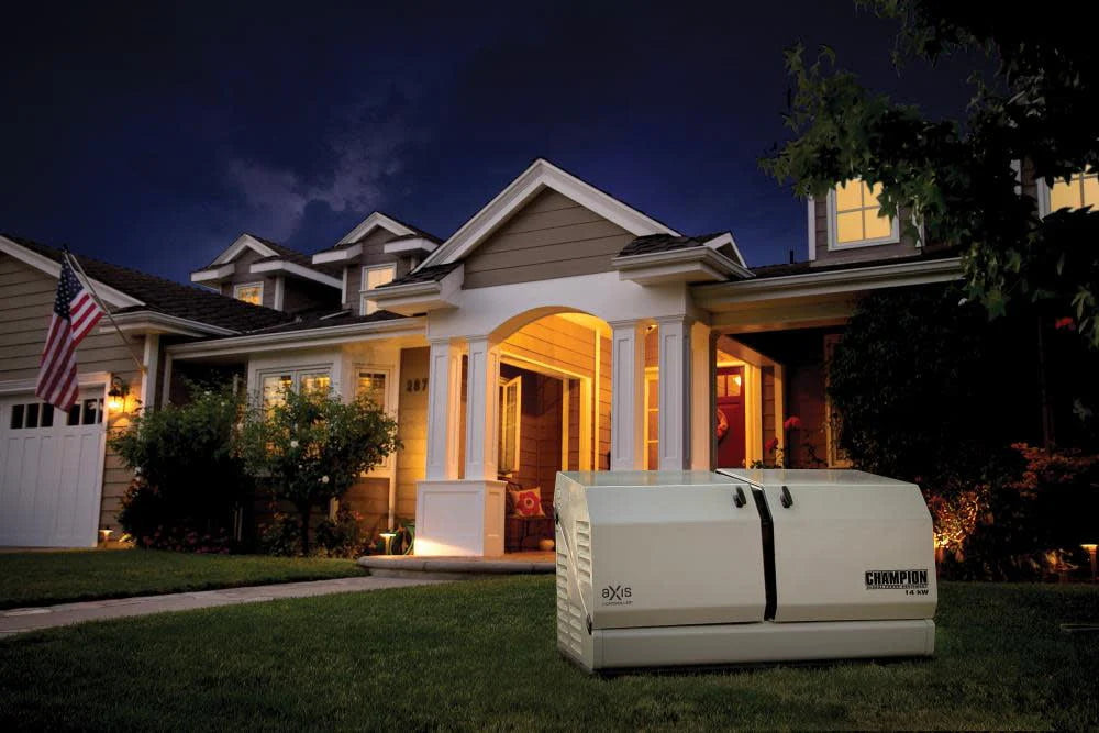 14Kw Home Standby Generator with 100 Amp Automatic Transfer Switch X614877