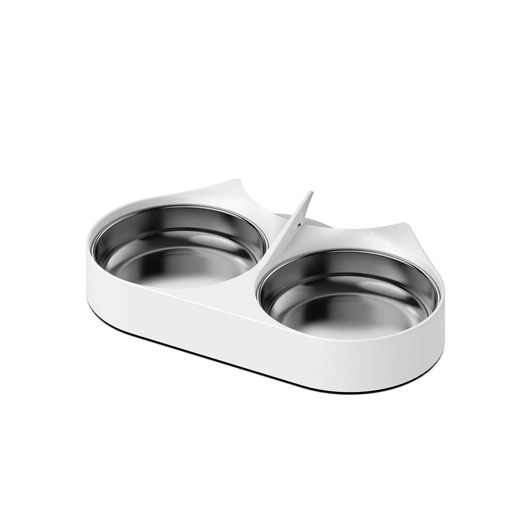 Automatic Pet Food Splitter with Stainless Steel Bowls E10432