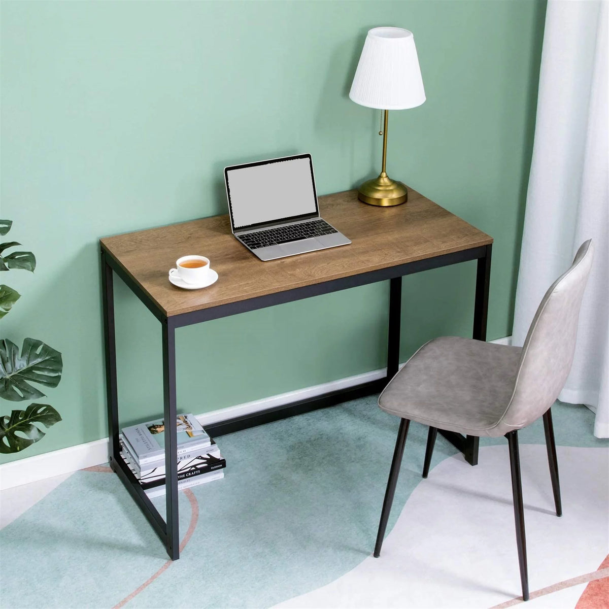 Dark Brown 39" Computer Desk Z557290
