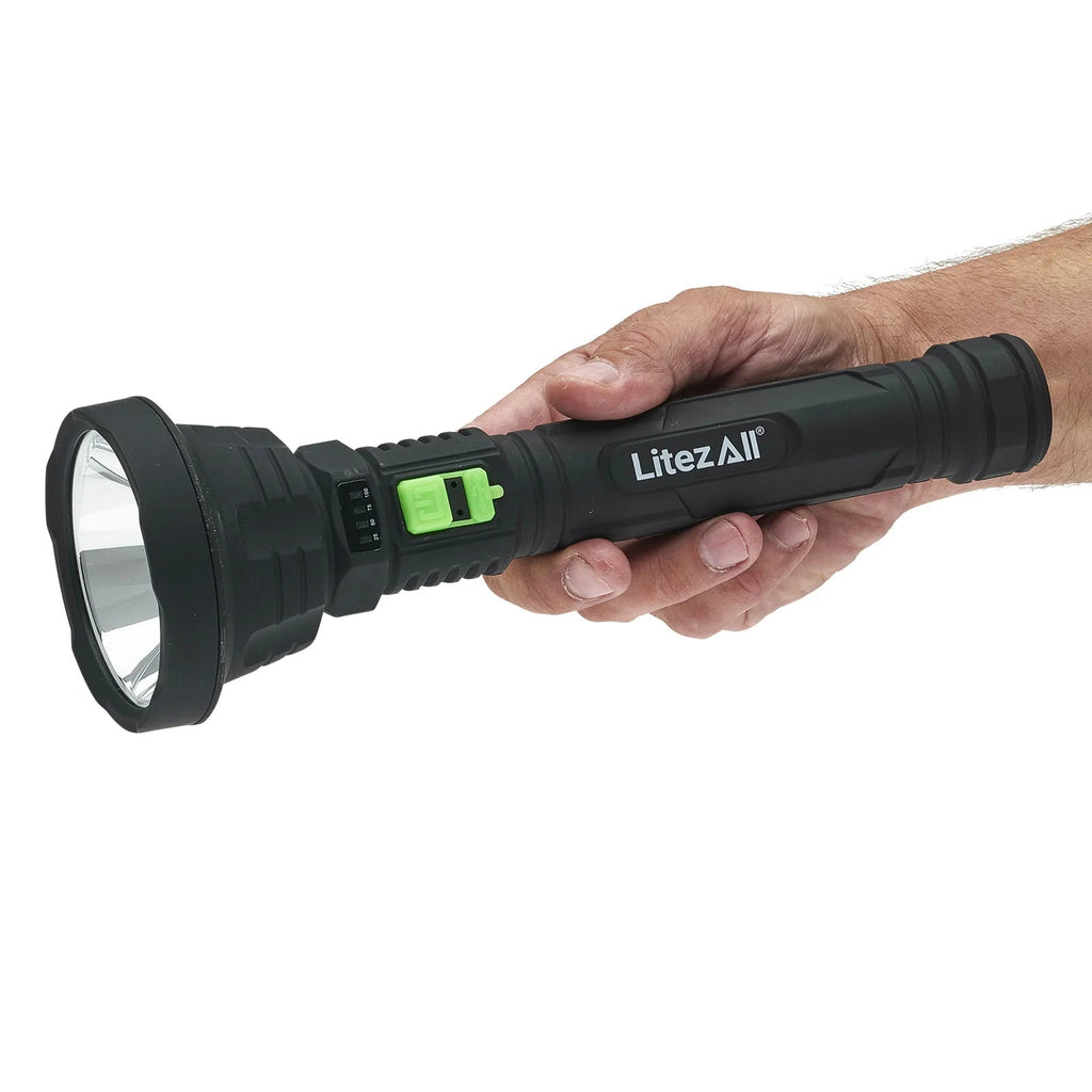 1000 Lumen LED Flashlight with Battery Meter N33183
