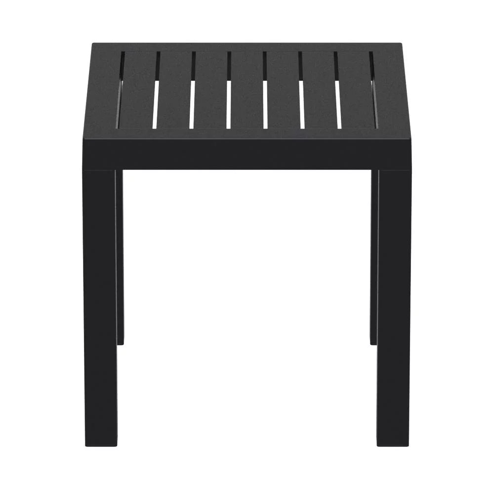 Black Resin Side Table J709